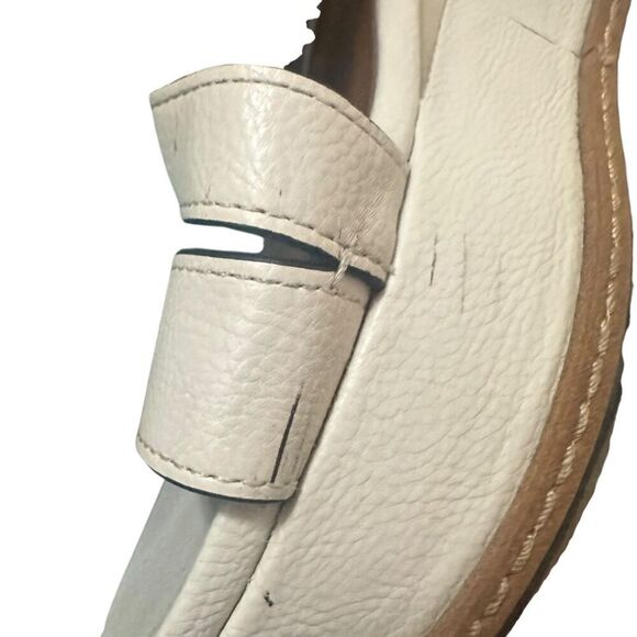 Naturalizer Fitz Wedge Sandals Women's SZ 6.5 Cream Adjustable Straps Boho - Picture 10 of 13